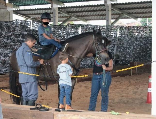 PM promove ampliação do Centro de Equoterapia da Cavalaria