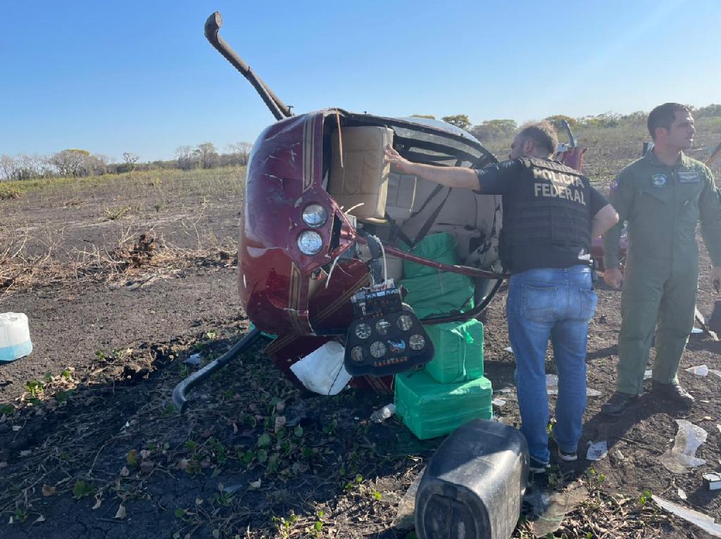 POCONÉ: Aeronave é apreendida com quase 300 kg de cocaína