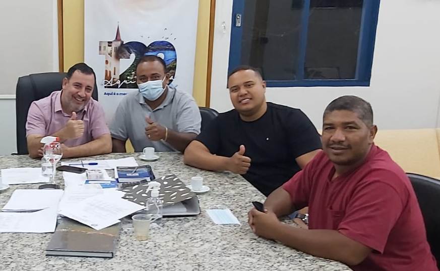 MT e MS: Vereadores de Poconé visitam prefeito de Aquidauana