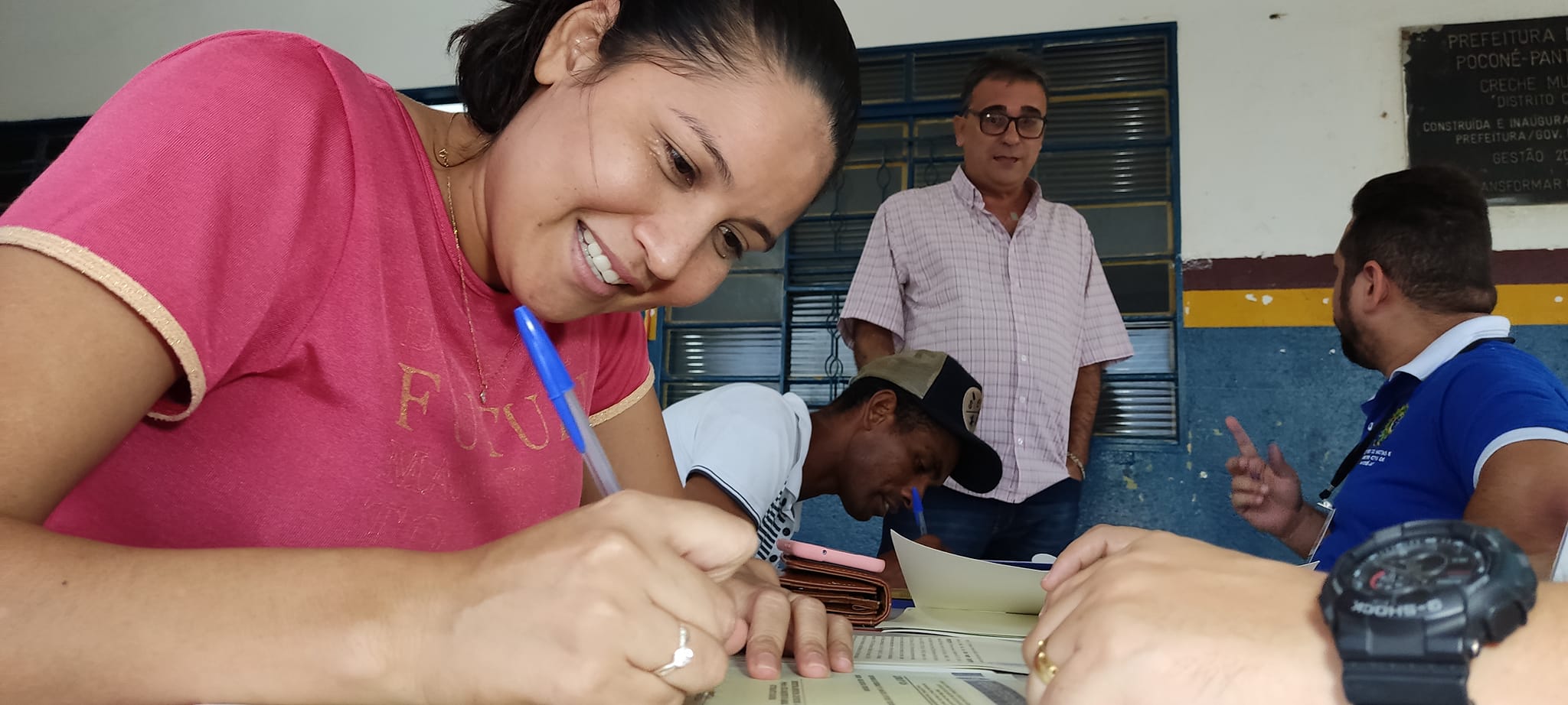 POCONÉ: Coleta de assinaturas para conclusão da regularização fundiária no Distrito de Chumbo