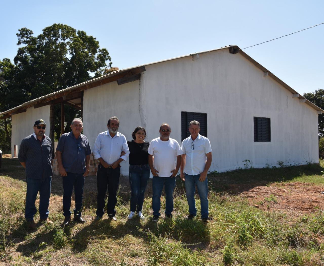 POCONÉ: Comitiva visita Comunidade Baia do Campo e construção do barracão agroindustrial