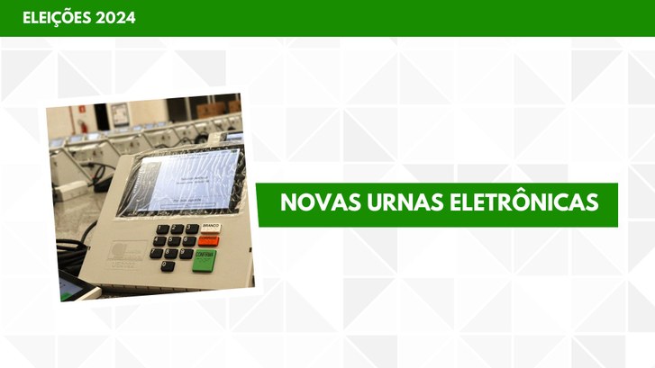 TRE-MT recebe urnas eletrônicas novas para as Eleições Municipais de 2024