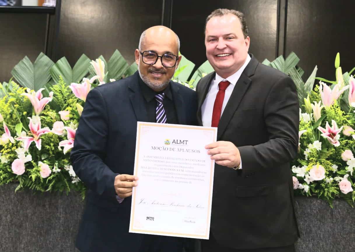 PANTANEIRO DE SANTO ANTONIO E POCONÉ: José Antônio foi homenageado na Assembleia Legislativa de Mato Grosso