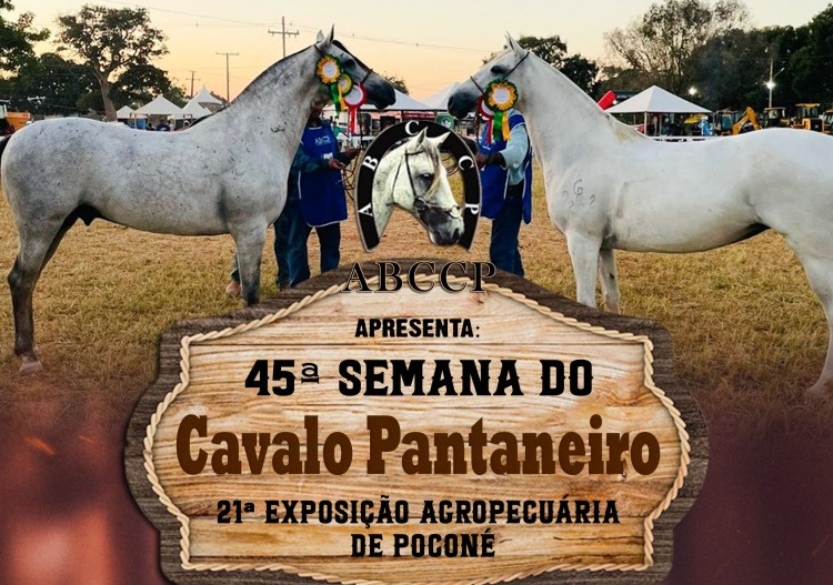 POCONÉ: Com entrada gratuita Show de Bruno e Barretto abre 45°Semana do Cavalo Pantaneiro e 21°Exposição Agropecuária