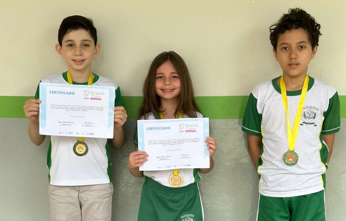 CAMPO VERDE: Alunos conquistam ouro na OBMEP e na Olitef em 2024